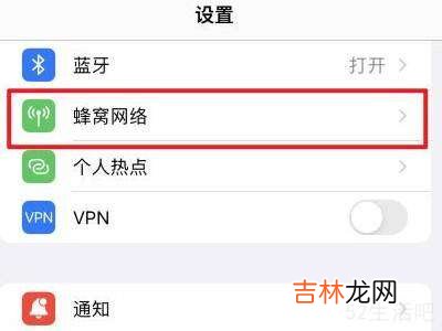 苹果13蜂窝数据怎么设置?