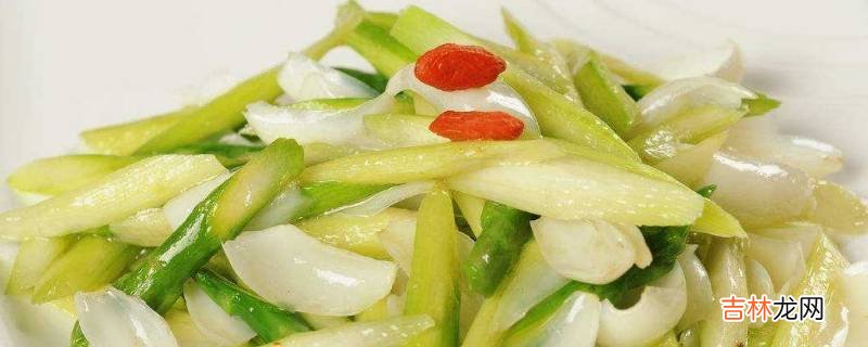 炒芦笋要焯水吗
