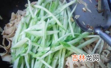 怎么炒黄瓜豆腐丝好吃