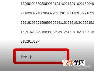 word文档怎么加附录?