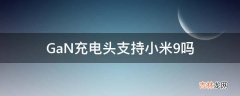 GaN充电头支持小米9吗?