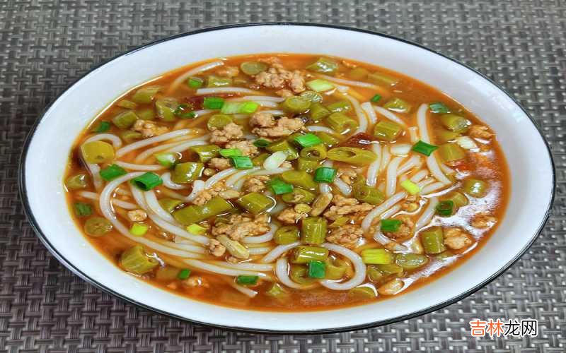 酸豆角肉末粉