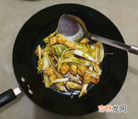 炒豆腐泡怎么做