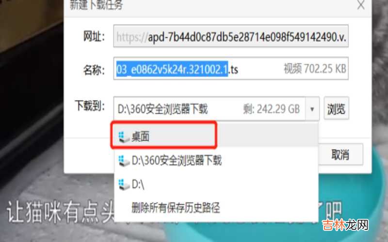 如何下载视频到电脑桌面?