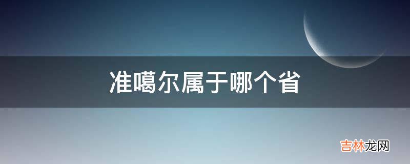 准噶尔属于哪个省