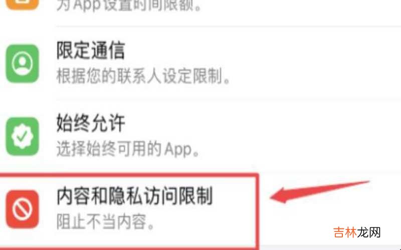 iphone访问限制在哪?