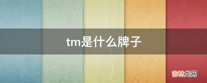 tm是什么牌子