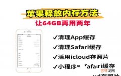 iPhone释放储存空间的技巧 苹果手机怎么清理内存空间