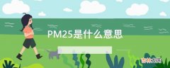 PM25是什么意思