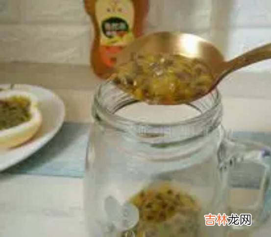 百香果薄荷蜂蜜水做法