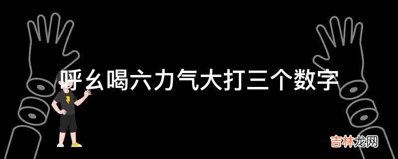 呼幺喝六力气大打三个数字