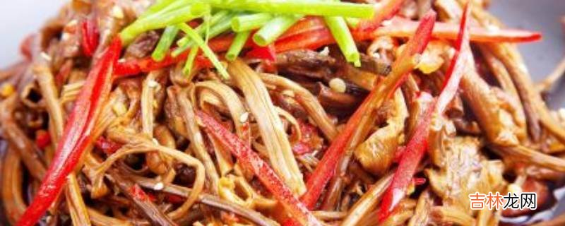 一般干茶树菇要泡多久