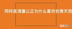 同样是清廉公正为什么喜欢包青天而讨厌纪晓岚