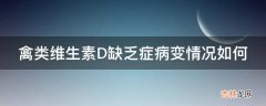 禽类维生素D缺乏症病变情况如何?