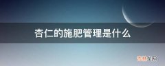 杏仁的施肥管理是什么?