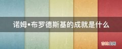 诺姆?布罗德斯基的成就是什么?