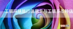 工银环球旅行信用卡与工银多币种信用卡有什么区别?