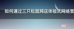 如何通过三只松鼠网店体验式网络营销?