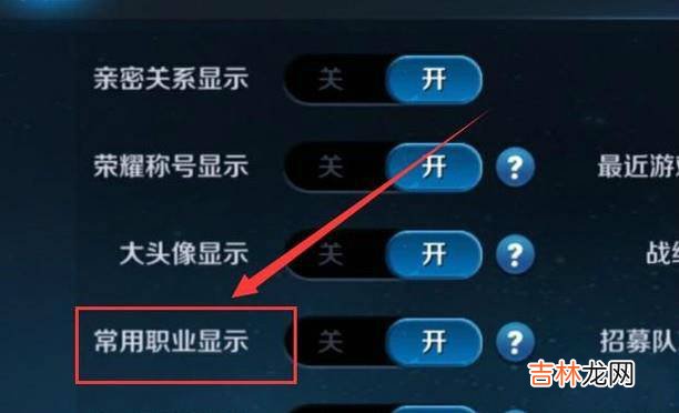 王者荣耀怎么关闭常用职业英雄显示?