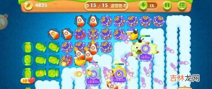 保卫萝卜2第58关金萝卜+水晶萝卜攻略?