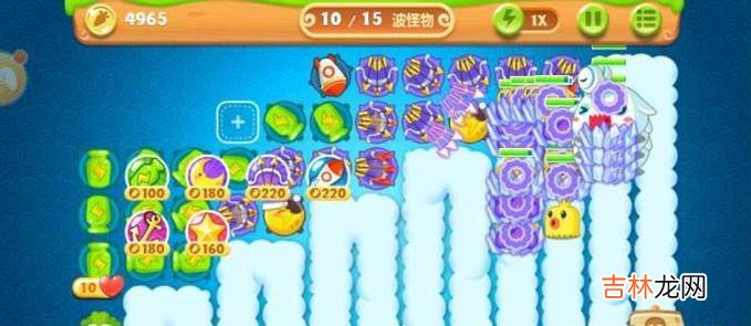 保卫萝卜2第58关金萝卜+水晶萝卜攻略?
