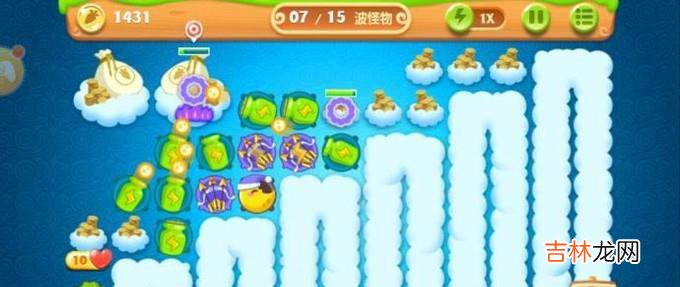 保卫萝卜2第58关金萝卜+水晶萝卜攻略?