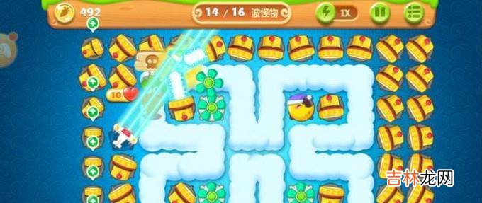 保卫萝卜2第51关金萝卜+水晶萝卜攻略?