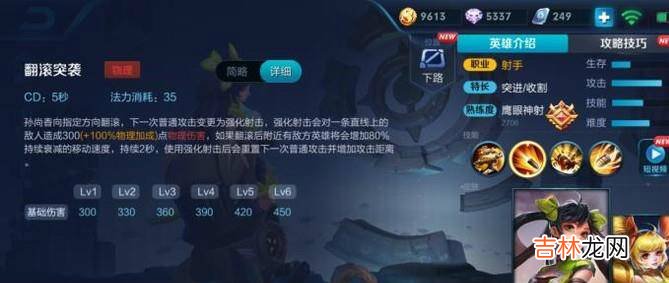 S10王者荣耀孙尚香铭文出装及打法思路?