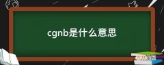 cgnb是什么意思?