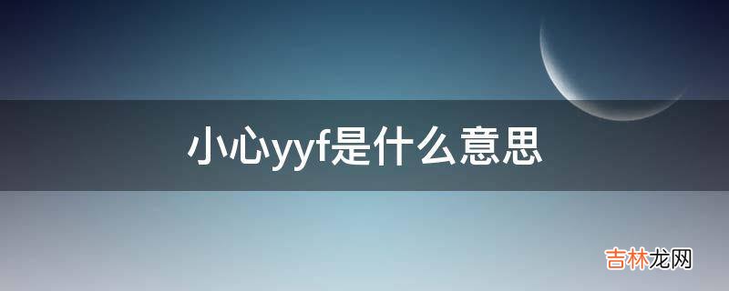 小心yyf是什么意思?