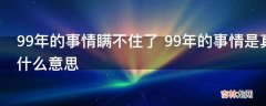 1999年发生了什么事?