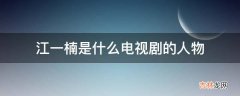 江一楠是什么电视剧的人物?