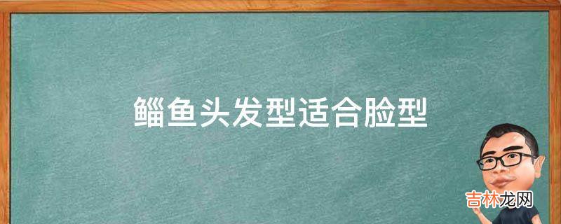 鲻鱼头发型适合脸型?