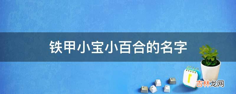 铁甲小宝小百合的名字?