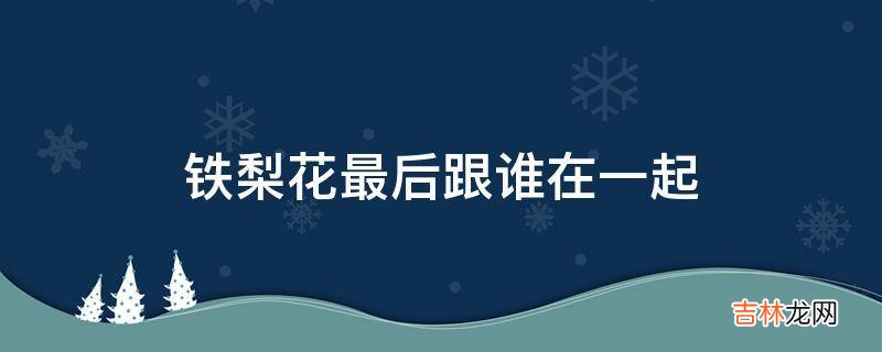 铁梨花最后跟谁在一起?
