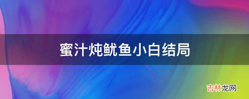 蜜汁炖鱿鱼小白结局?