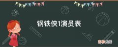 钢铁侠1演员表?