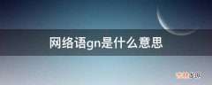 网络语gn是什么意思?