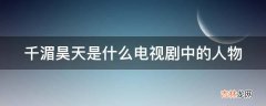 千湄昊天是什么电视剧中的人物?