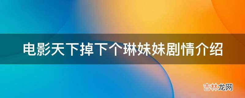 电影天下掉下个琳妹妹剧情介绍?