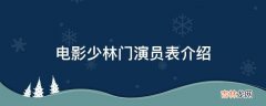 电影少林门演员表介绍?