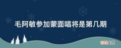 毛阿敏参加蒙面唱将是第几期?