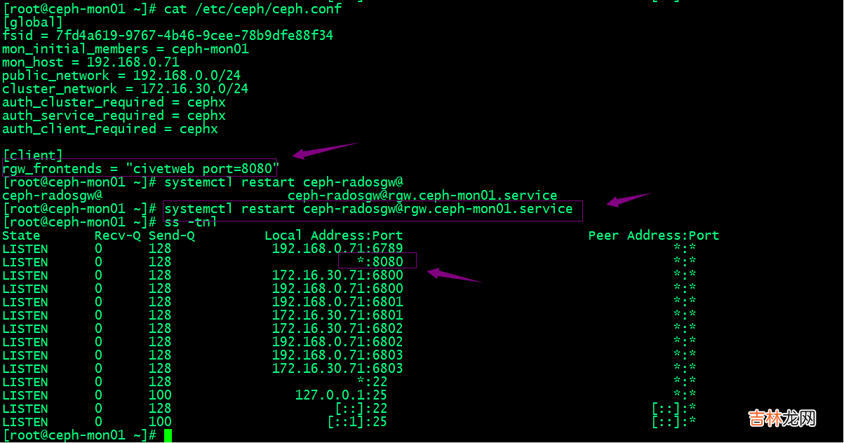 分布式存储系统之Ceph集群访问接口启用
