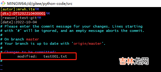 ToroiseGit/GitBash 设置提交信息模板设置