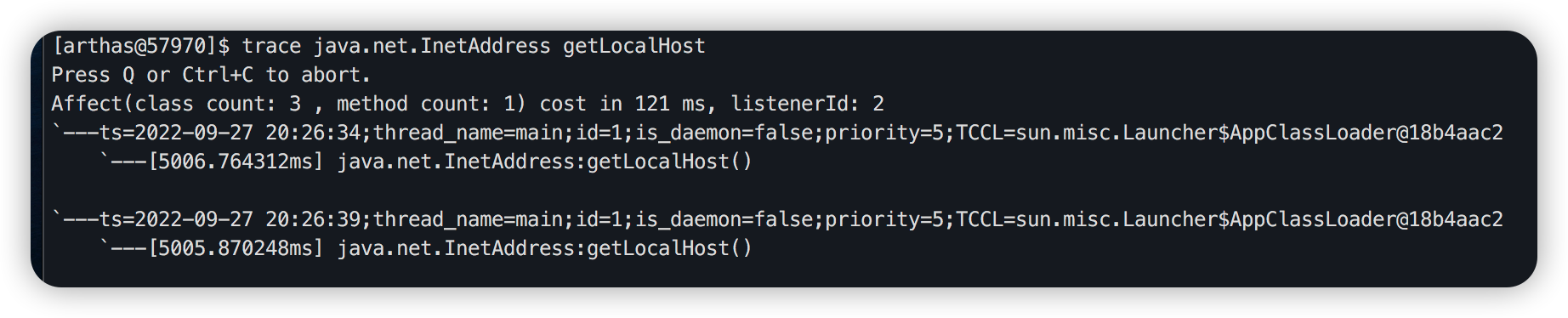InetAddress.getLocalHost 执行很慢？