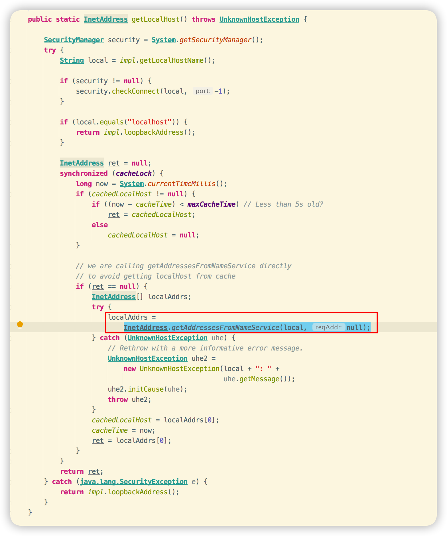 InetAddress.getLocalHost 执行很慢？