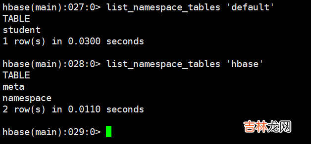 HBase1.4.6安装搭建及shell命令使用