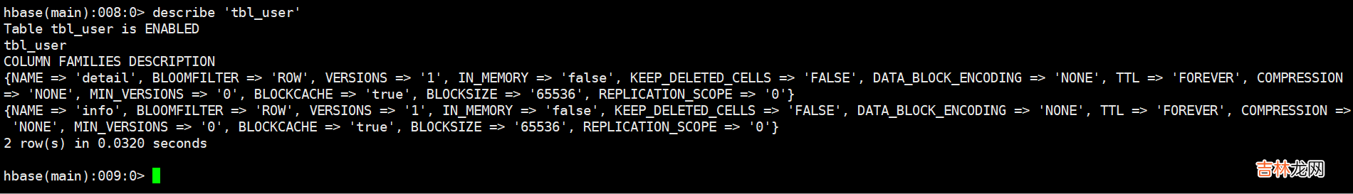 HBase1.4.6安装搭建及shell命令使用