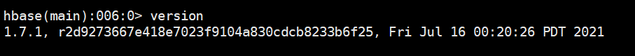 HBase1.4.6安装搭建及shell命令使用