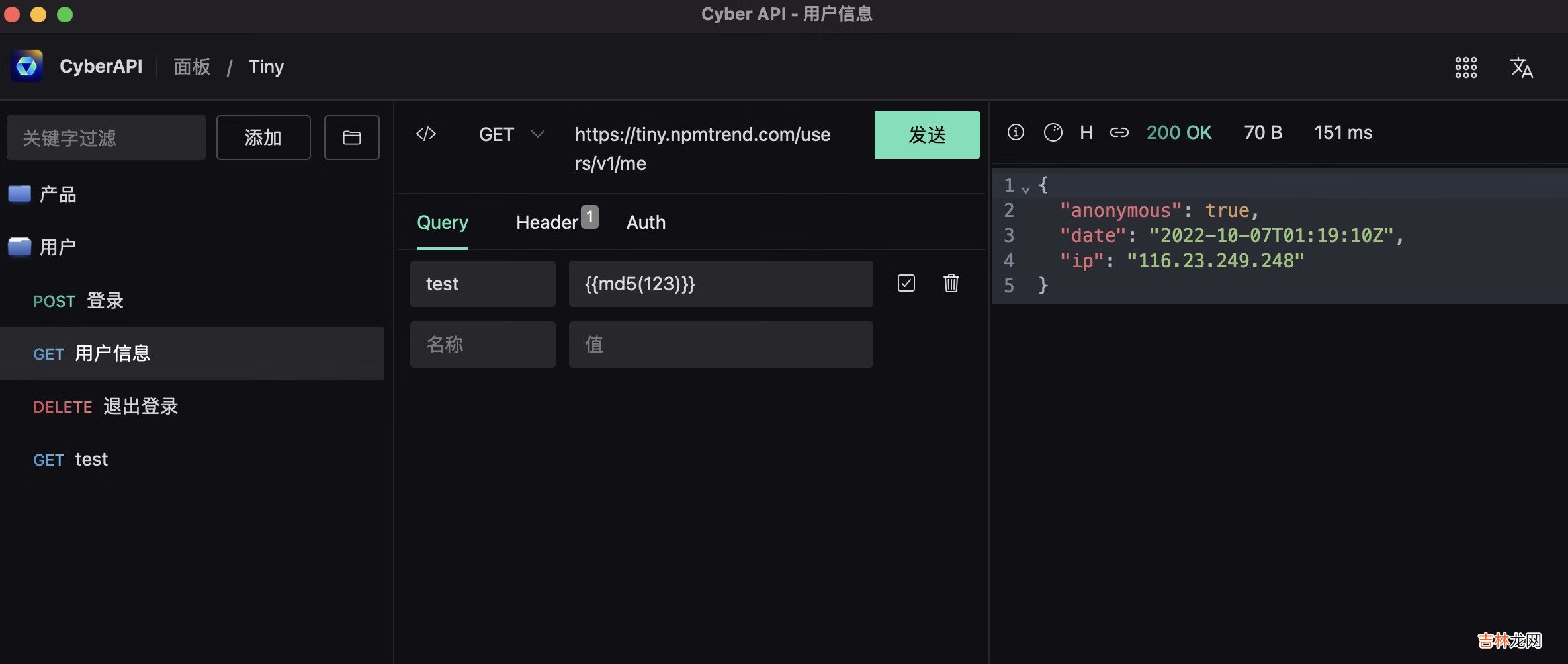 基于tauri打造的HTTP API客户端工具-CyberAPI